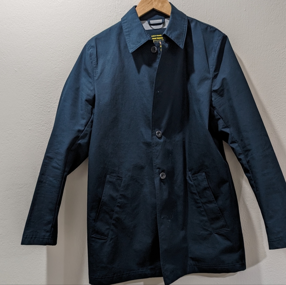 Line of Trade "Mayfair Trench Coat" rain jacket, size S navy